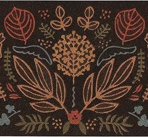 Now Designs Autumn Glow Natural Coconut Fiber Printed Doormat Vinyl Backed, 18 x 30 in, W18 x L30in